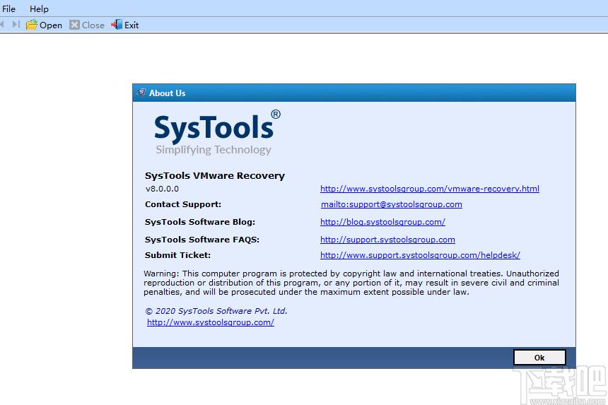 SysTools VMware Recovery下载,VM虚拟机数据恢复