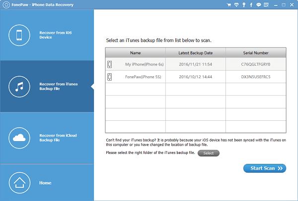 FonePaw iphone data recovery,苹果iphone手机文件恢复