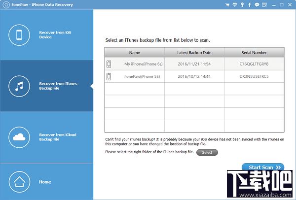 FonePaw iphone data recovery,苹果iphone手机文件恢复